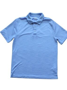 Light Blue Kids Polo Shirt - Classic Short Sleeve